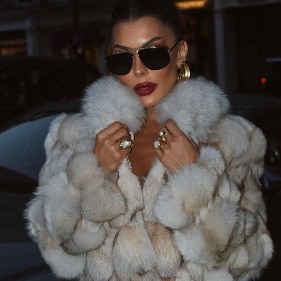 Versace VE2242 100287 Aviator Sunglasses – Gold/Grey - Picture 5 of 12